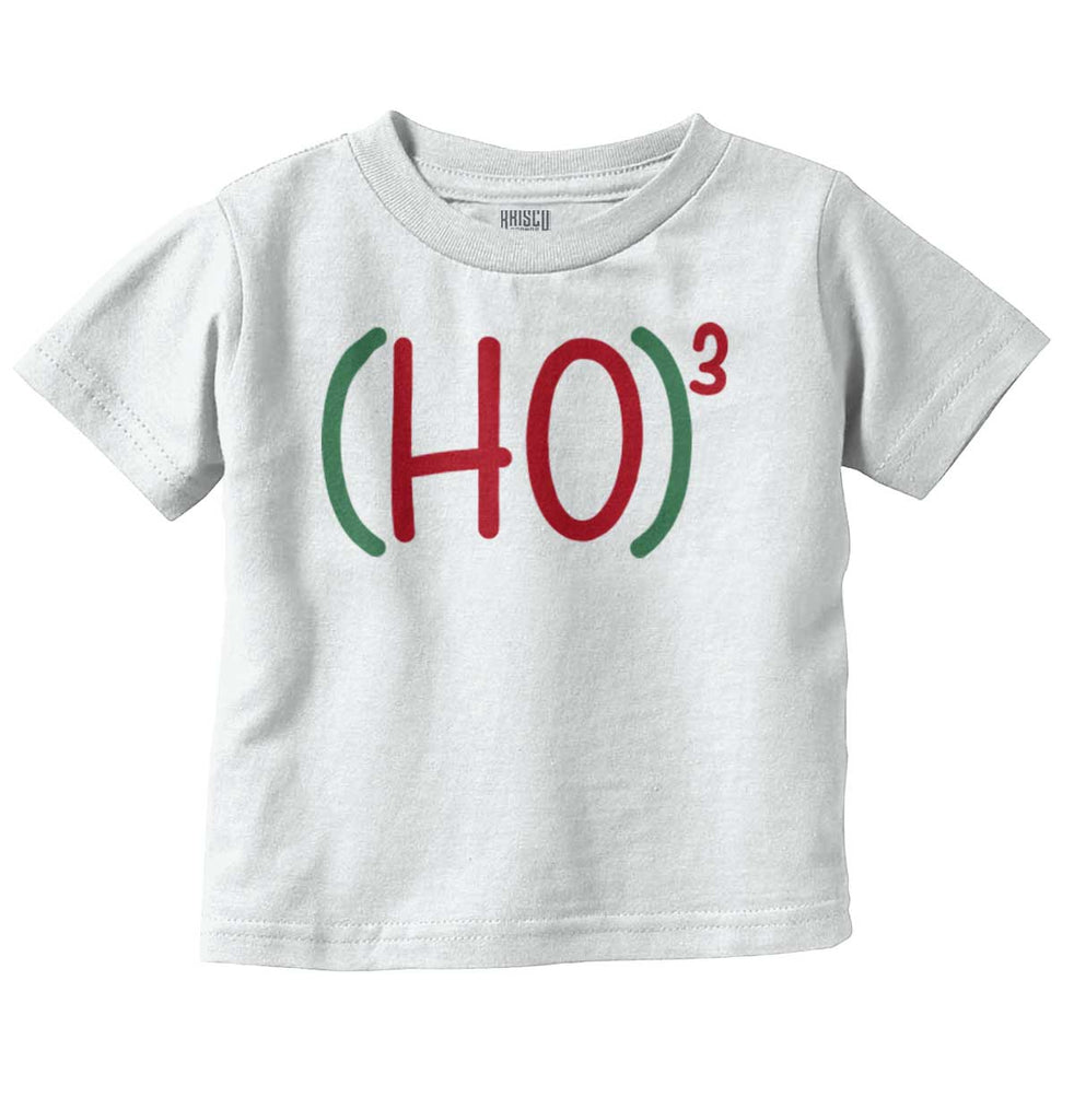 Ho Ho Ho Infant Toddler T Shirt-Direct To Garment Print-Brisco Baby