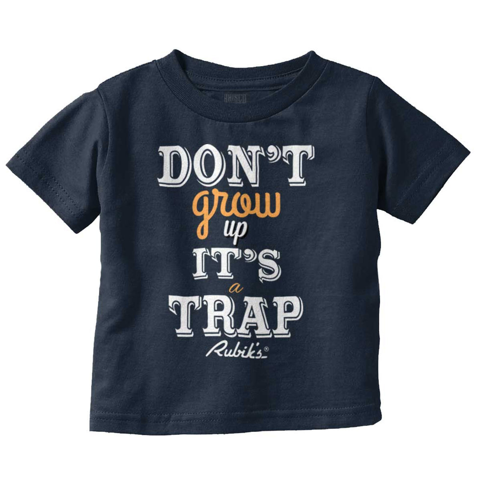 Don't Grow Up Infant Toddler T Shirt-Direct To Garment Print-Brisco Baby