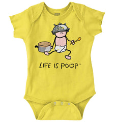 Pots and Pans Romper Bodysuit-Direct To Garment Print-Brisco Baby