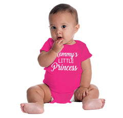 Mommy's Little Princess Romper Bodysuit-Direct To Garment Print-Brisco Baby