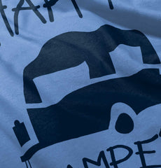 Happy Camper Toddler Baseball-Direct To Garment Print-Brisco Baby