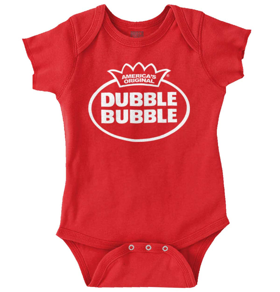 Retro Dubble Bubble Romper Bodysuit-Direct To Garment Print-Brisco Baby
