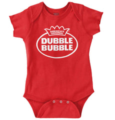 Retro Dubble Bubble Romper Bodysuit-Direct To Garment Print-Brisco Baby