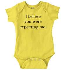 Expecting Me Romper Bodysuit-Direct To Garment Print-Brisco Baby
