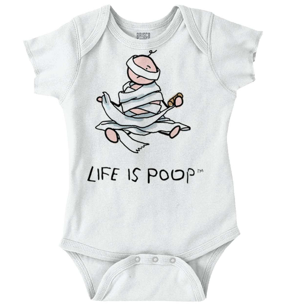 Baby Toilet Paper Romper-Direct To Garment Print-Brisco Baby