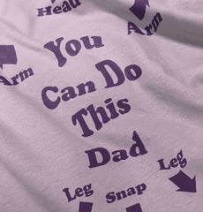 You Can Do This Infant Toddler T Shirt-Direct To Garment Print-Brisco Baby