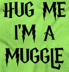 Hug Me I'm A Muggle Romper Bodysuit-Direct To Garment Print-Brisco Baby