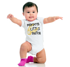 Mommy's Little Snitch Romper Bodysuit-Direct To Garment Print-Brisco Baby