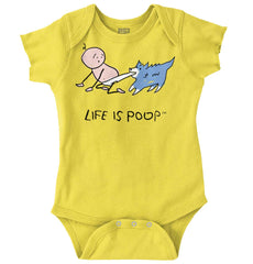 Dog Pull Romper Bodysuit-Direct To Garment Print-Brisco Baby
