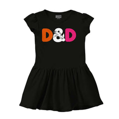 Dungeons Fantasy Tabletop Gamer Solid Baby Infant Dress-Direct To Garment Print-Brisco Baby