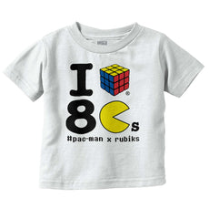 I Love The 80s Infant Toddler T Shirt-Direct To Garment Print-Brisco Baby
