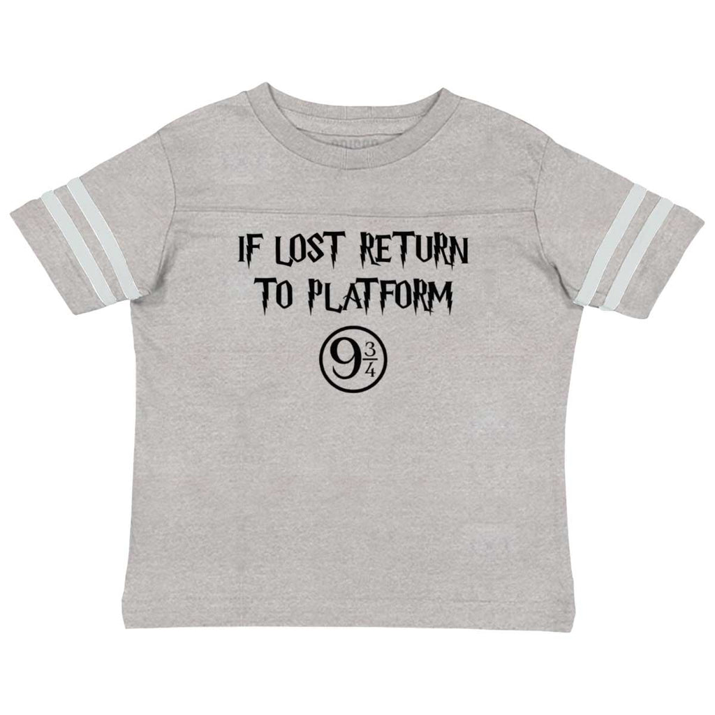 Return Platofrm 9 3/4 Toddler Football Jersey Tee-Direct To Garment Print-Brisco Baby