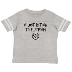 Return Platofrm 9 3/4 Toddler Football Jersey Tee-Direct To Garment Print-Brisco Baby