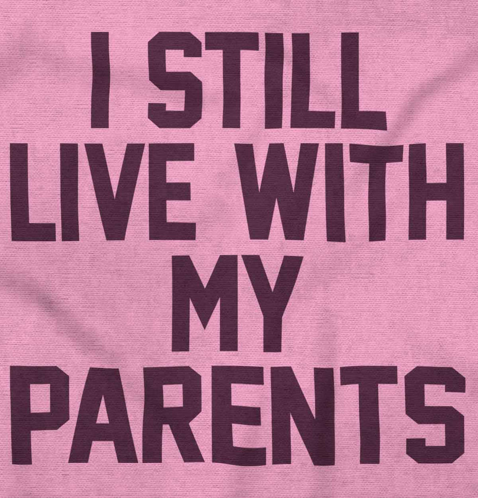 Live With My Parents Romper Bodysuit-Direct To Garment Print-Brisco Baby