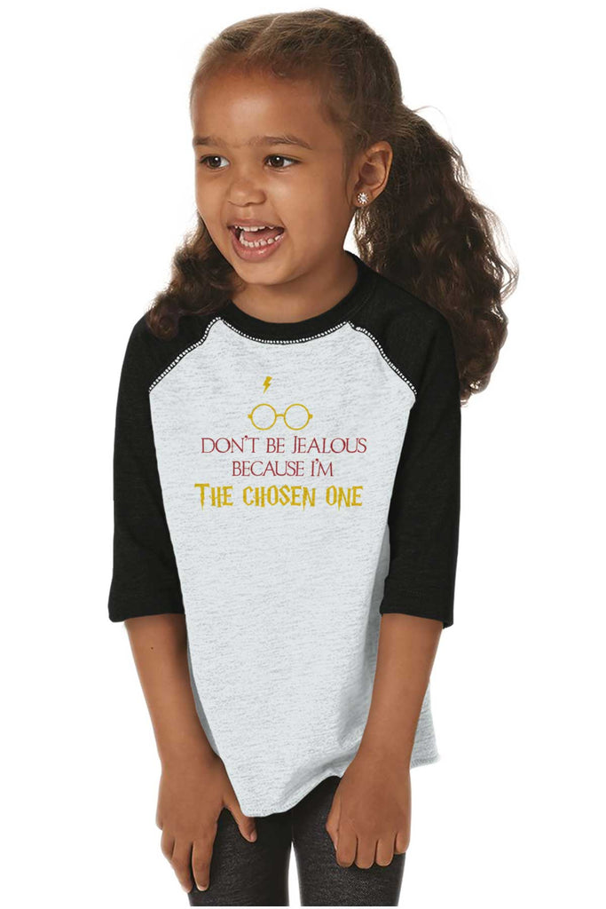 Jealous Of Chosen One Toddler Baseball-Direct To Garment Print-Brisco Baby