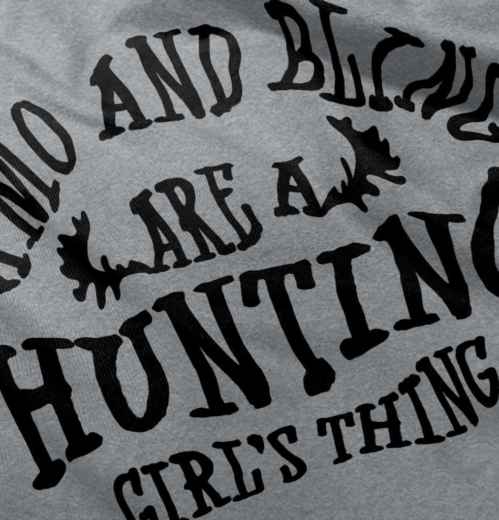 Camo Bling Hunting Thing Romper Bodysuit-Direct To Garment Print-Brisco Baby