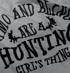 Camo Bling Hunting Thing Romper Bodysuit-Direct To Garment Print-Brisco Baby