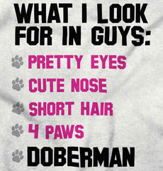 Doberman Checklist Romper Bodysuit-Direct To Garment Print-Brisco Baby