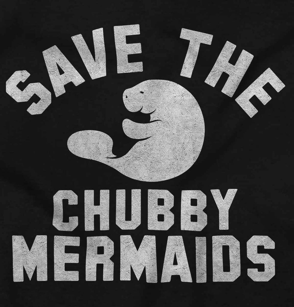 Chubby Mermaid Romper Bodysuit-Direct To Garment Print-Brisco Baby