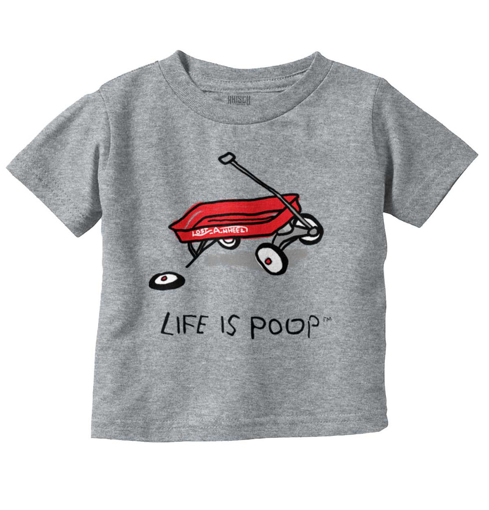 Broken Wagon Infant Toddler T Shirt-Direct To Garment Print-Brisco Baby