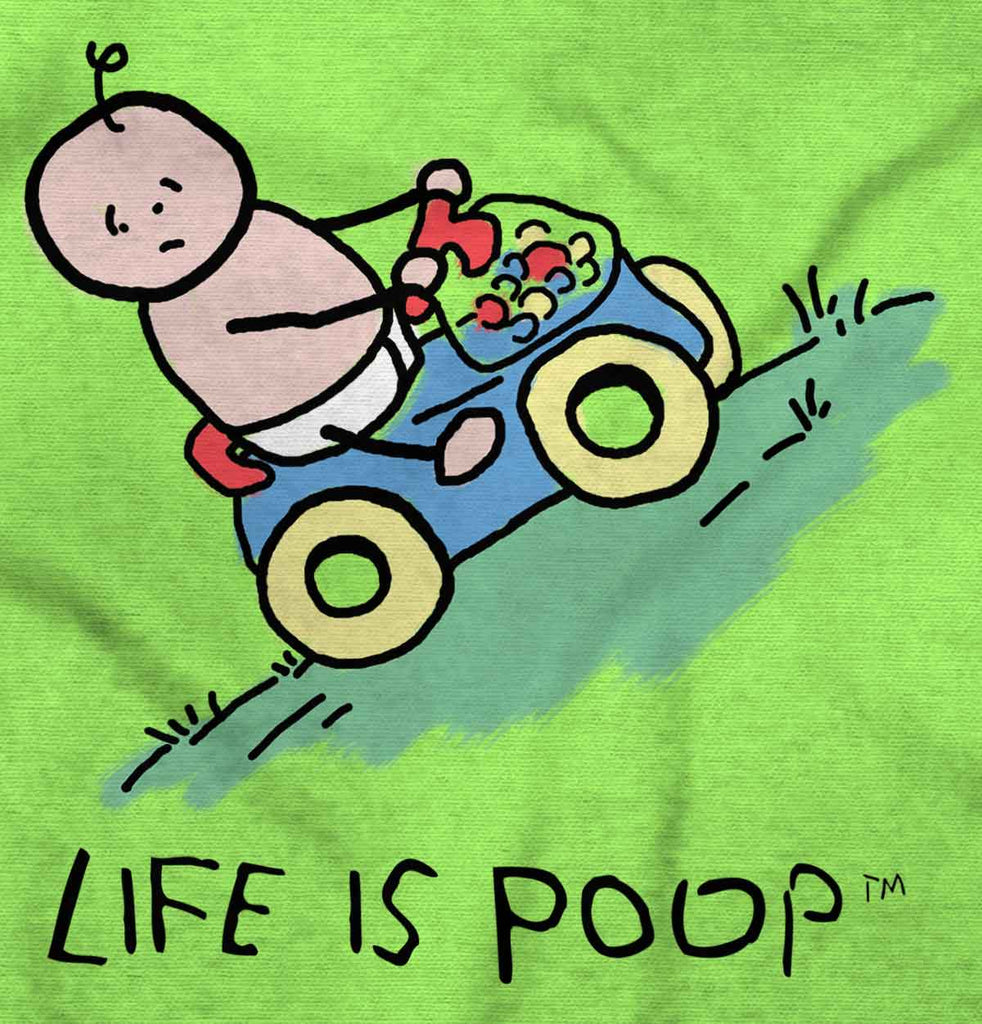 Uphill Baby Car Infant Toddler T Shirt-Direct To Garment Print-Brisco Baby