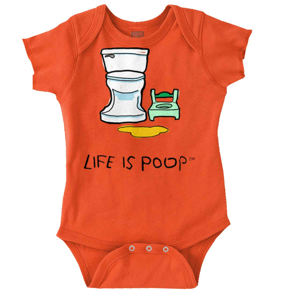 Potty Train Romper Bodysuit-Direct To Garment Print-Brisco Baby
