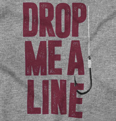 Drop Me A Line Pullover Hoodie-Direct To Garment Print-Brisco Baby