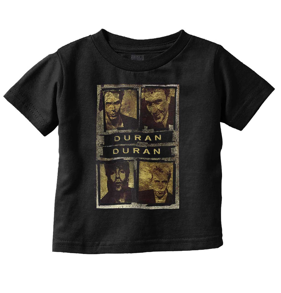 Duran Duran Infant Toddler T Shirt-Direct To Garment Print-Brisco Baby