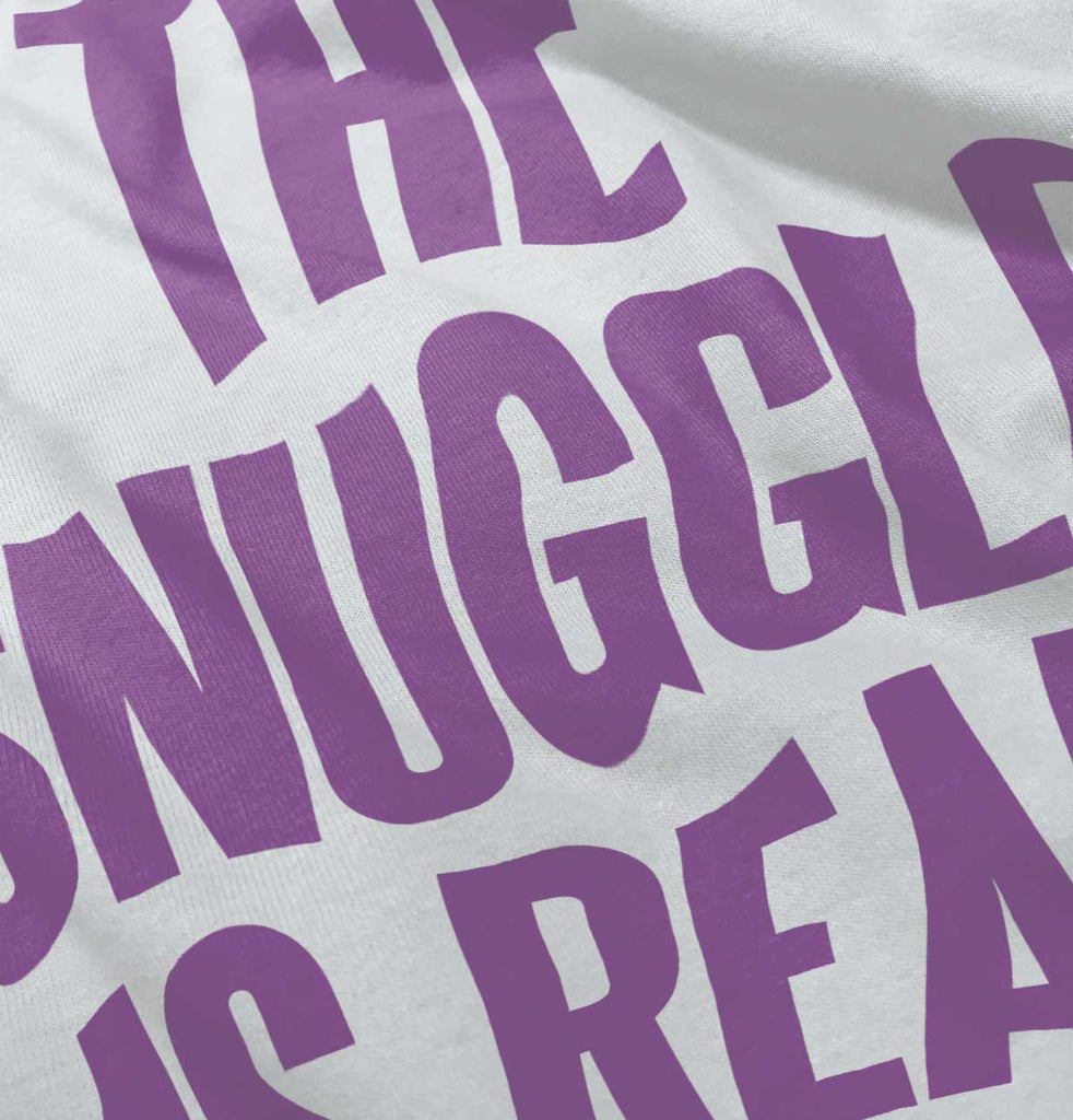 Snuggle Is Real Solid Baby Infant Dress-Direct To Garment Print-Brisco Baby