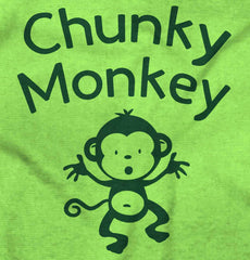 Chunky Monkey Romper Bodysuit-Direct To Garment Print-Brisco Baby