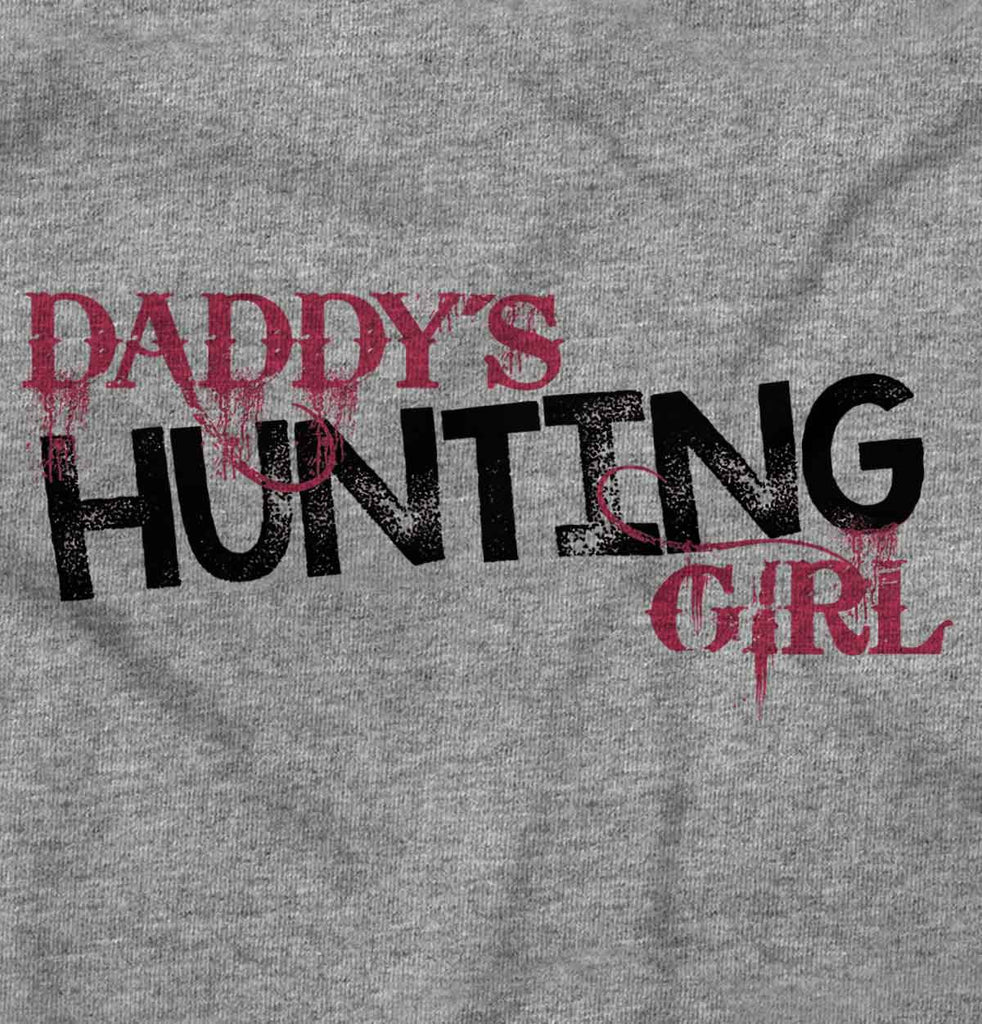 Daddys Hunting Girl Romper Bodysuit-Direct To Garment Print-Brisco Baby