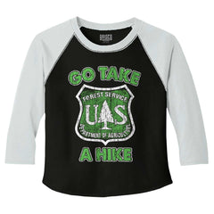 Go Take A Hike Toddler Baseball-Direct To Garment Print-Brisco Baby