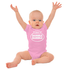 Retro Dubble Bubble Romper Bodysuit-Direct To Garment Print-Brisco Baby
