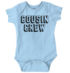 Cousin Crew Romper Bodysuit-Direct To Garment Print-Brisco Baby