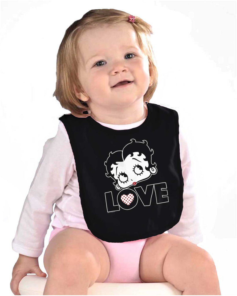 Love Betty Infant Baby Bib-Direct To Garment Print-Brisco Baby