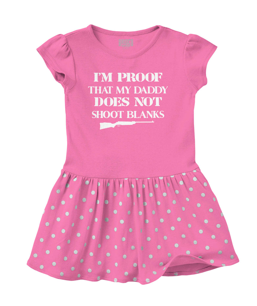 Shoot Blanks Baby Polka Dot Skirt Dress-Direct To Garment Print-Brisco Baby