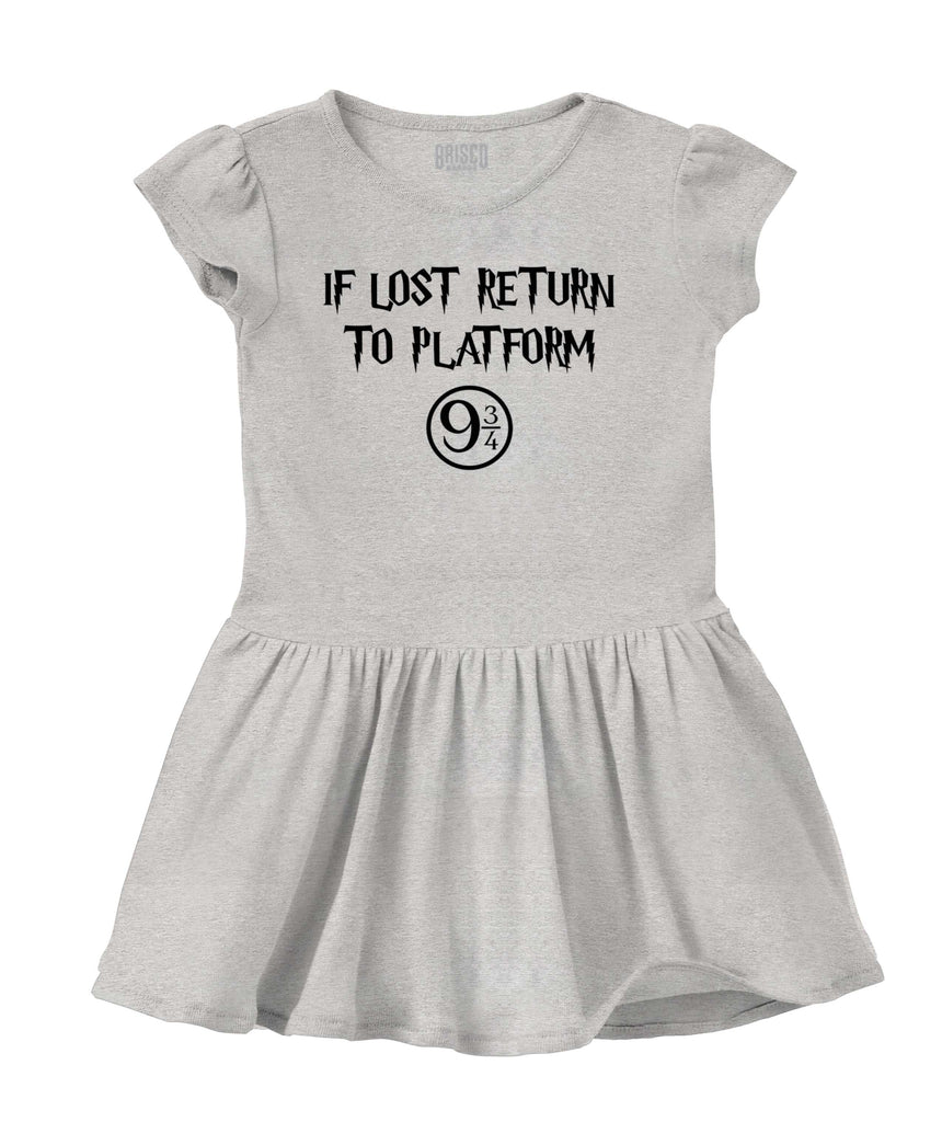 Return Platofrm 9 3/4 Solid Baby Infant Dress-Direct To Garment Print-Brisco Baby