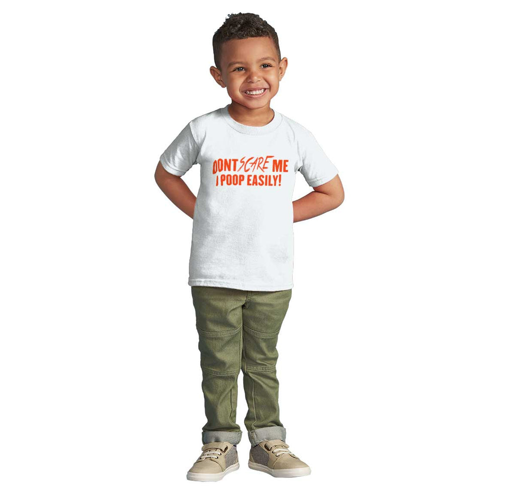 Don't Scare me Infant Toddler T Shirt-Direct To Garment Print-Brisco Baby