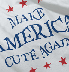 America Cute Again Infant Baby Bib-Direct To Garment Print-Brisco Baby