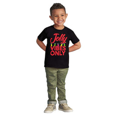 Jolly Vibes Only Infant Toddler T Shirt-Direct To Garment Print-Brisco Baby