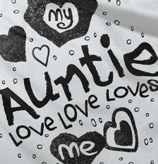 Auntie Loves Me Infant Baby Bib-Direct To Garment Print-Brisco Baby
