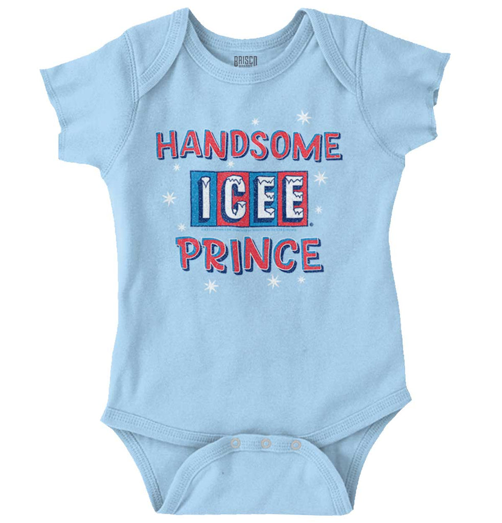 Handsome Prince Romper Bodysuit-Direct To Garment Print-Brisco Baby