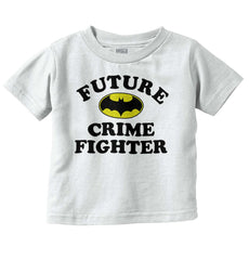 Crime Fighter Infant Toddler T Shirt-Direct To Garment Print-Brisco Baby