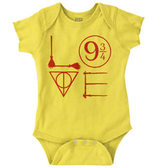 Love Harry Romper Bodysuit-Direct To Garment Print-Brisco Baby