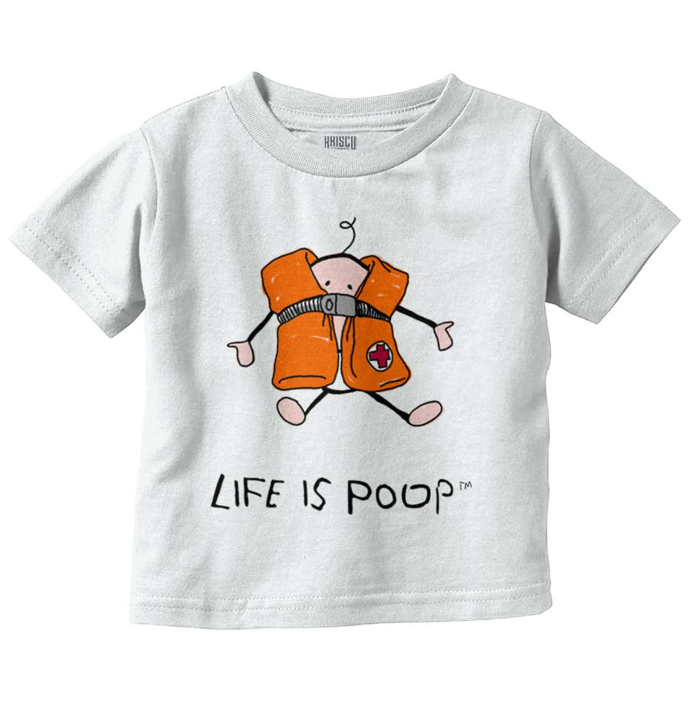 Baby Life Vest Infant Toddler T Shirt-Direct To Garment Print-Brisco Baby