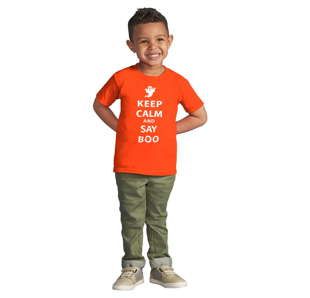 Say Boo Infant Toddler T Shirt-Direct To Garment Print-Brisco Baby