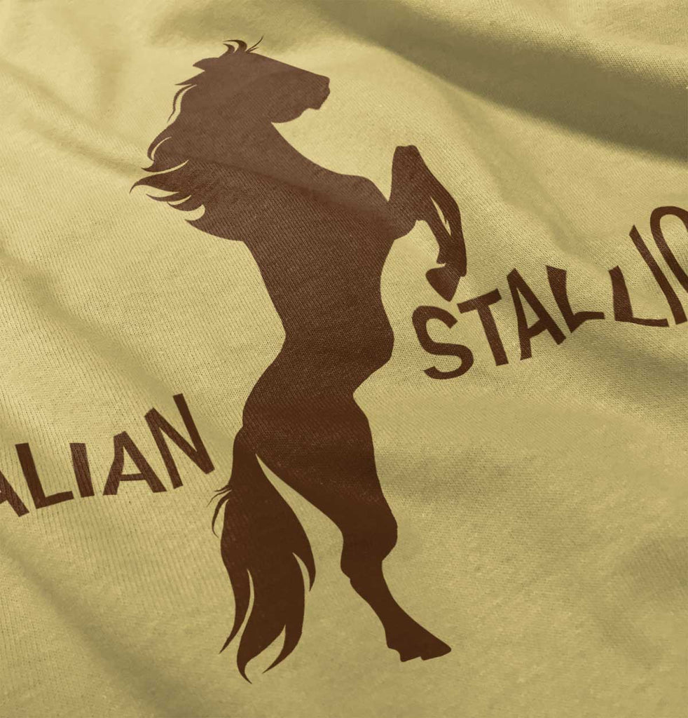 Italian Stallion Infant Toddler T Shirt-Direct To Garment Print-Brisco Baby
