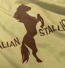 Italian Stallion Infant Toddler T Shirt-Direct To Garment Print-Brisco Baby
