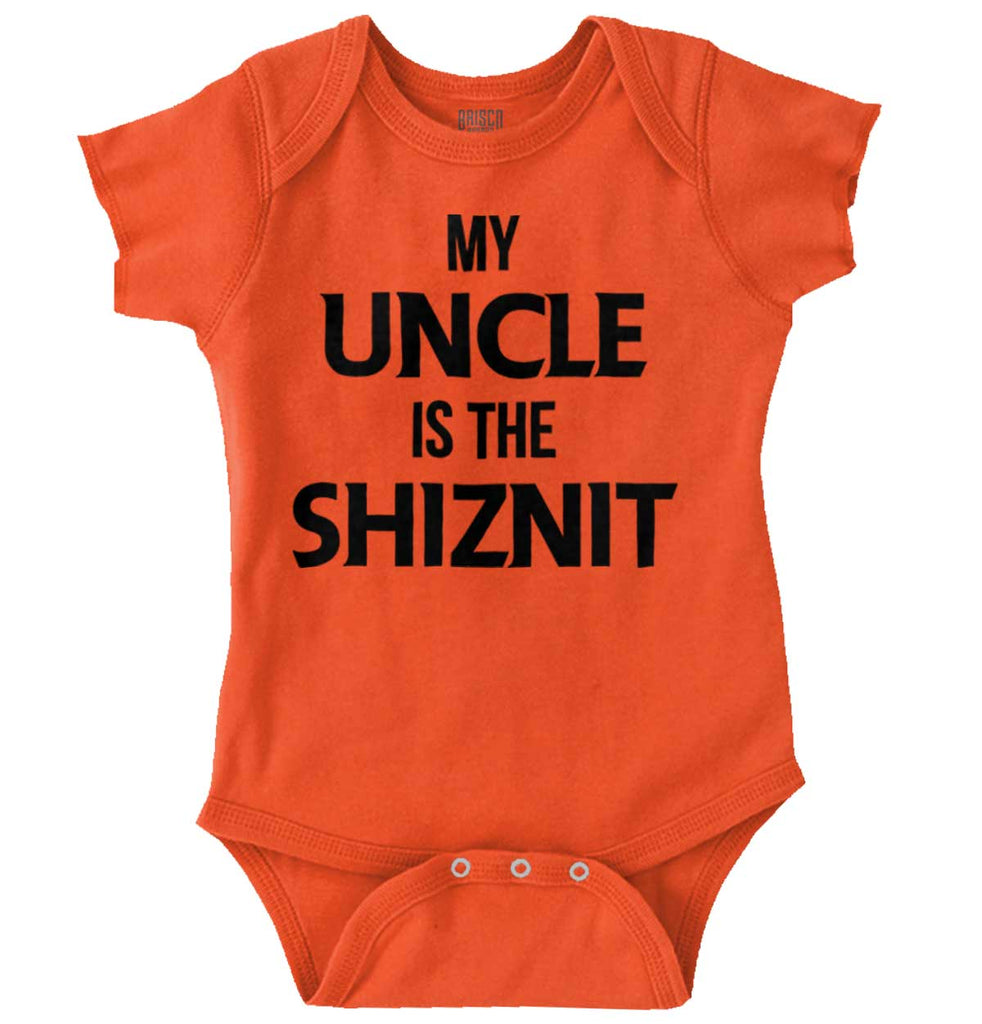Uncle Shiznit Romper Bodysuit-Direct To Garment Print-Brisco Baby