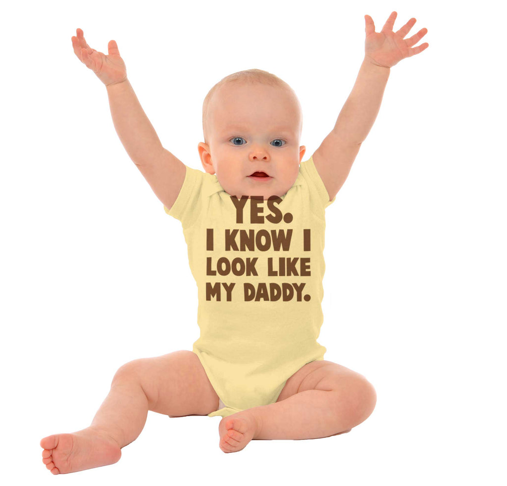 Look Like Daddy Romper Bodysuit-Direct To Garment Print-Brisco Baby